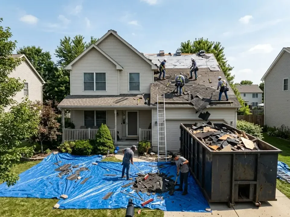 roof-replacement-debris-remova-004 — frequently asked questions, Cheapest Dumpster Rentals in Columbia City, IN